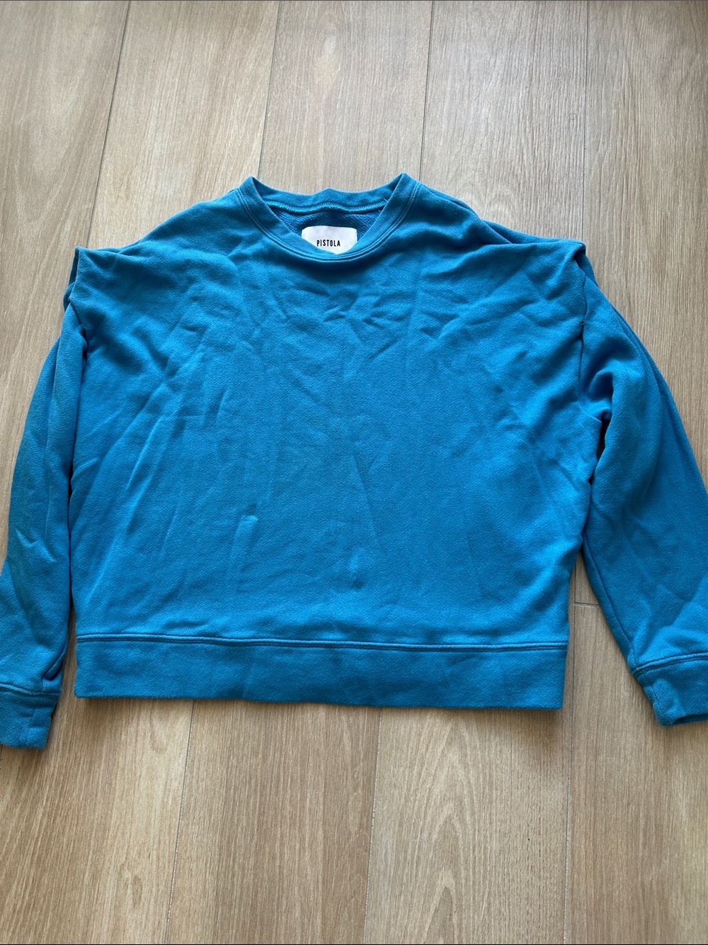pistola Men's Teal Blue Crewneck Sweater